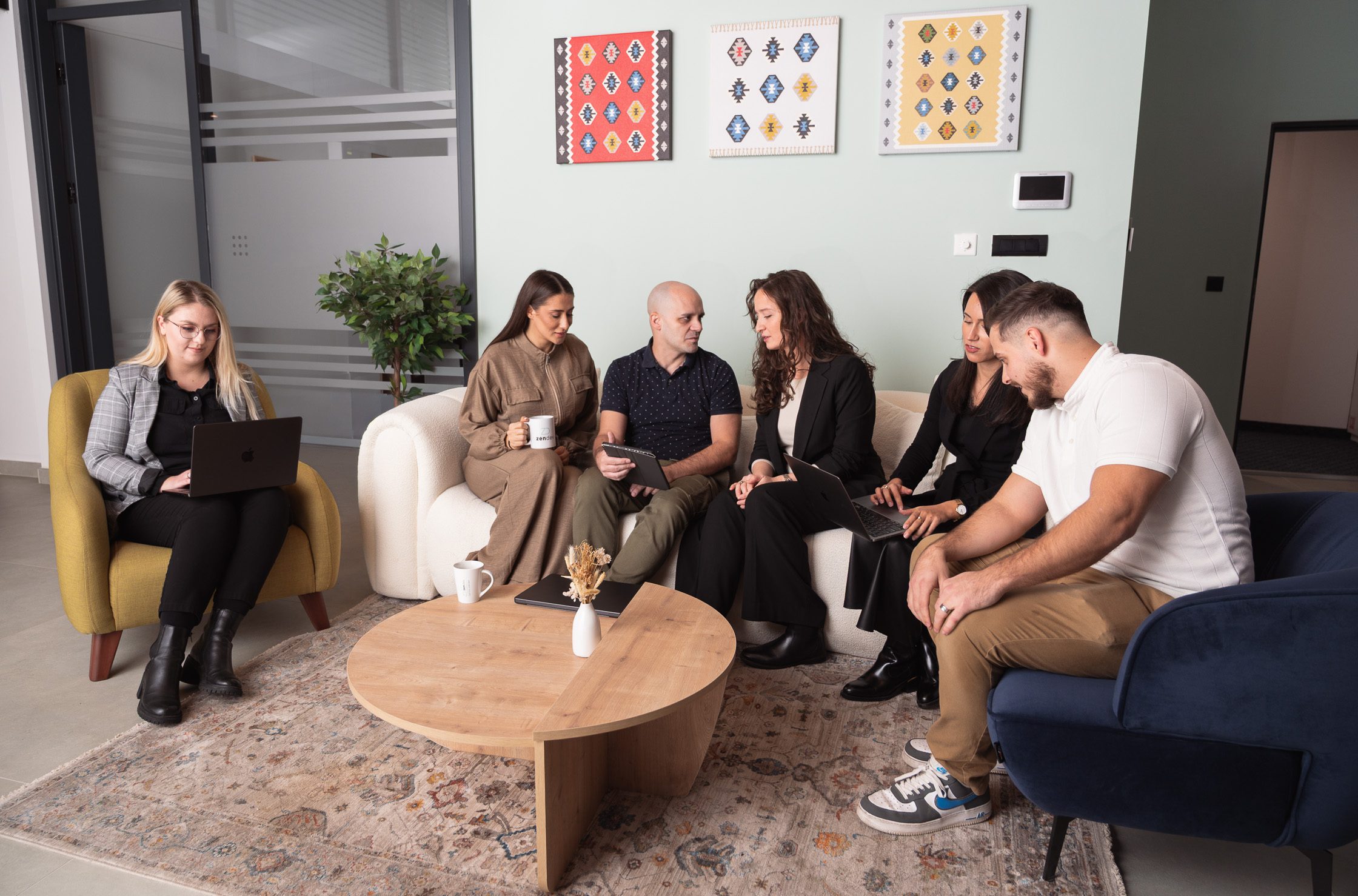 zendev team in the office