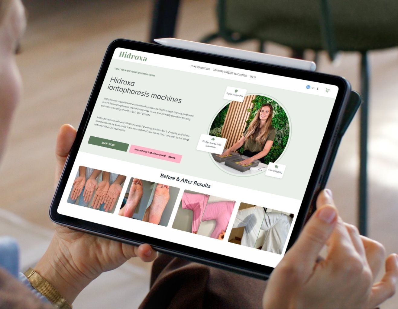 medical webshop development for swedish medtech company