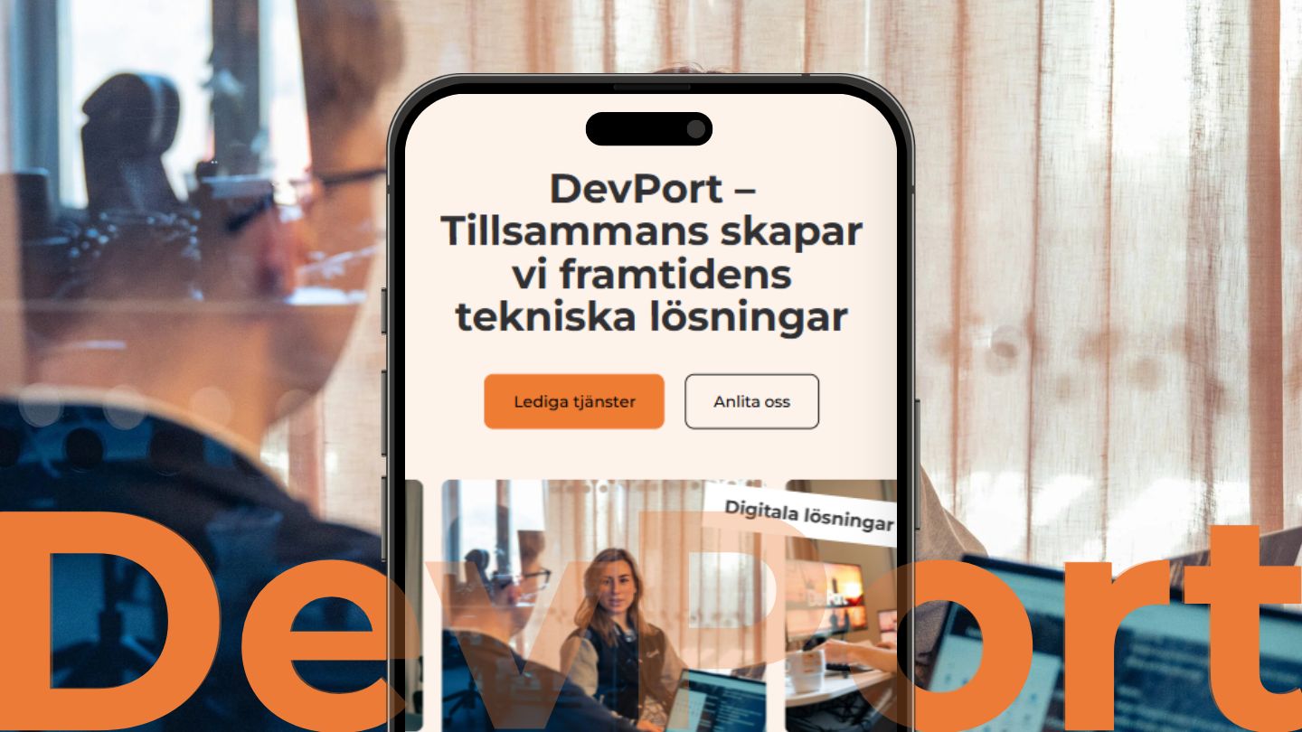 devport homepage development